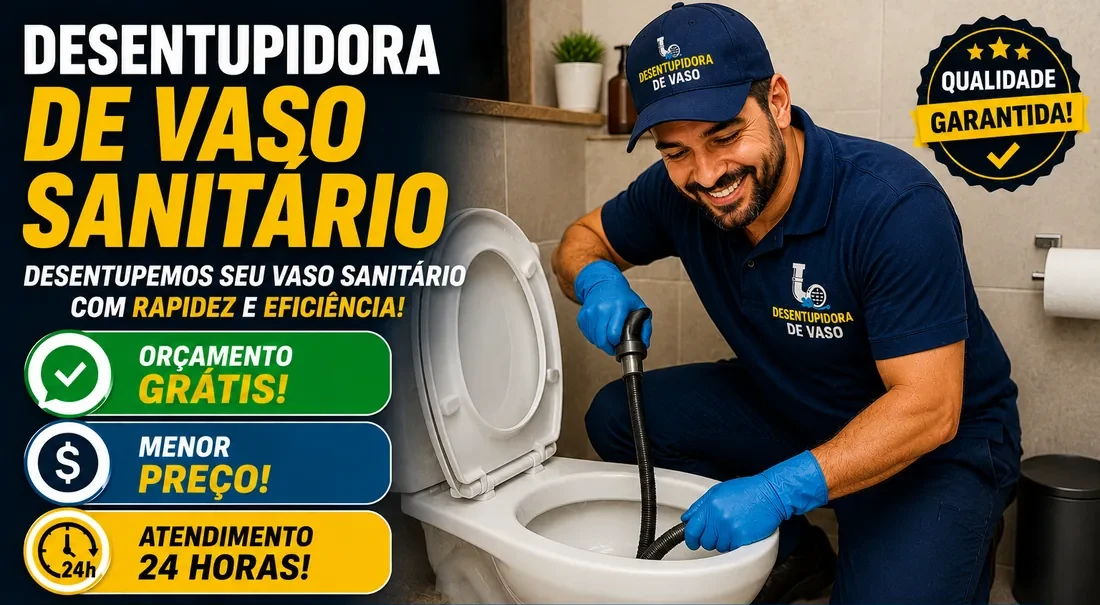 Desentupimento de vaso sanitário em Marialva
